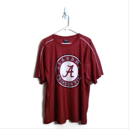 Vintage Pro Edge NCAA Alabama Crimson Tide Big Logo Pullover Crewneck Shirt Sz 2XL