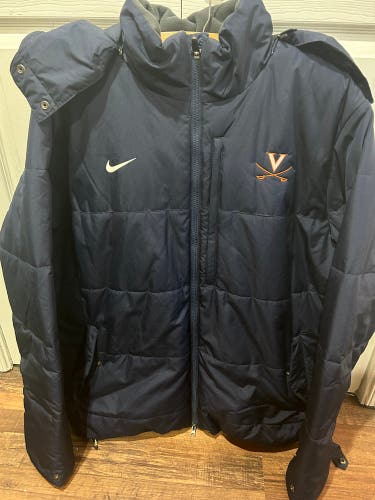 UVA Lacrosse Nike Team Issued XL Winter Parka