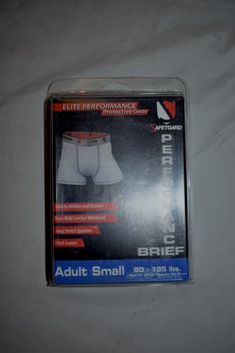 SafeTGard Compression Shorts, White, Adult Small (New/Open Box)