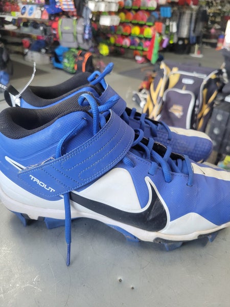 Used Nike TROUT 27 Senior 7.5 Baseball and Softball Cleats