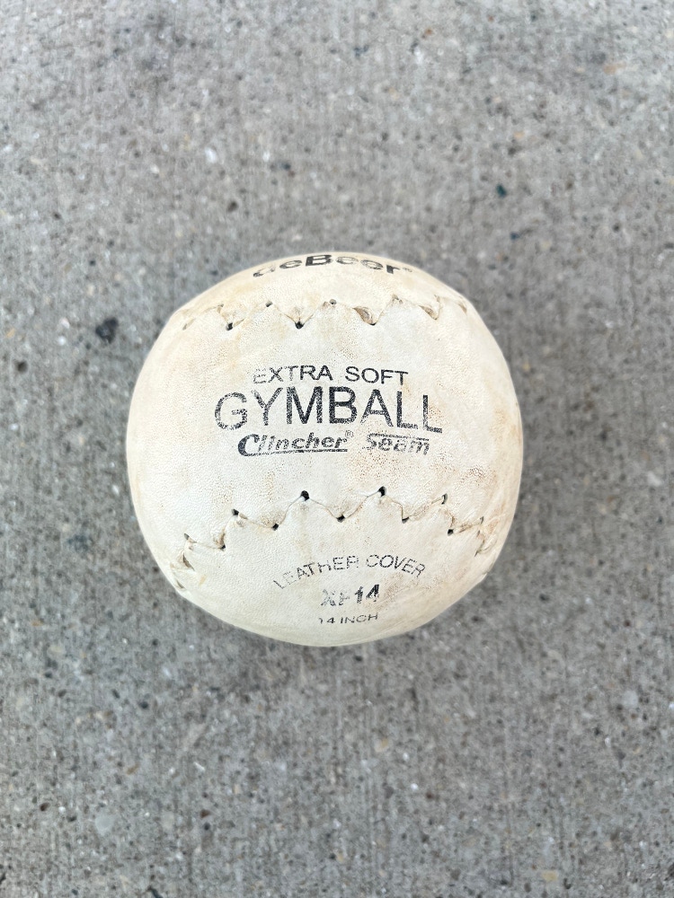 Used Debeer Extra Soft Gymball Softball 1 Ball 14"
