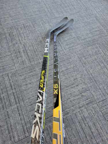 TRUE CATALYST PROJECT X & CCM SUPERTACKS AS3 Pro RH 85/80 P90T PRO STOCK 2 PACK