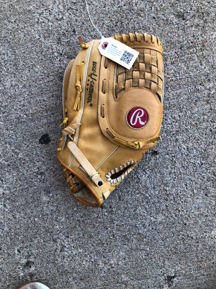 Used Rawlings RSGXL SuperSize Fastback Left Hand Throw Pitcher Softball Glove 14"