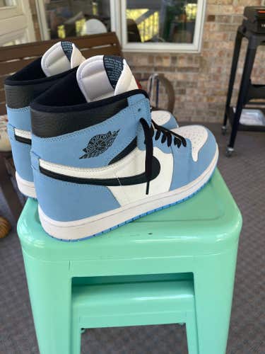 Jordan 1 Retro High OG, University Blue, Men's Size 12