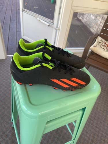 Cleats, Adidas X Black w/ Neon Trim, Size 8.5
