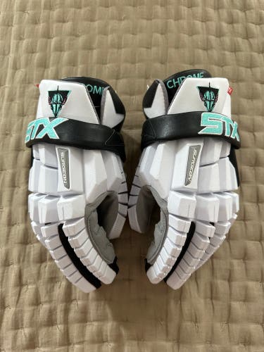 New PLL Chrome STX Surgeon RZR 2Lacrosse Gloves