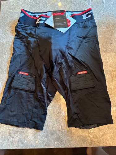 New CCM Compression Jock Shorts - Sr Large