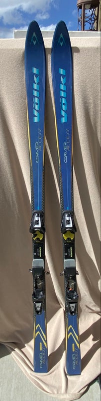 Used Volkl 177 cm All Mountain Carver Access Skis With Bindings