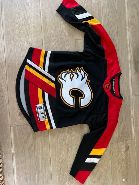 Women's Calgary Flames Reebok White Premier Road Jersey