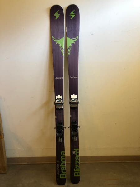 Blizzard Brahma Skis With Marker Griffon 13 Bindings. 180cm