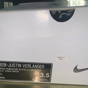 Nike Baseball Hurache Size 13.5 Houston Astros Justin Verlander