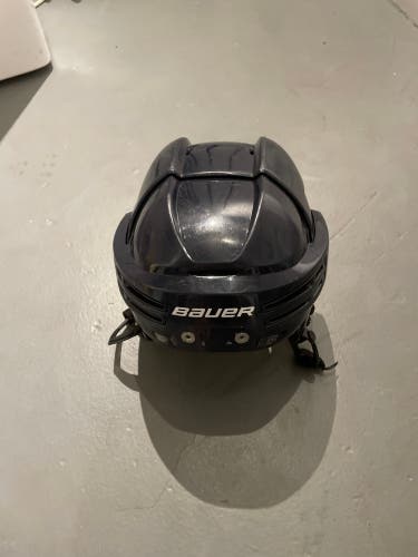Used navy blue Small Bauer Re-Akt 75 Helmet