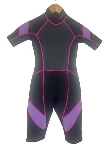 DBX Girls Shorty Wetsuit Childs Youth Size Medium 2/1 - Excellent Condition!