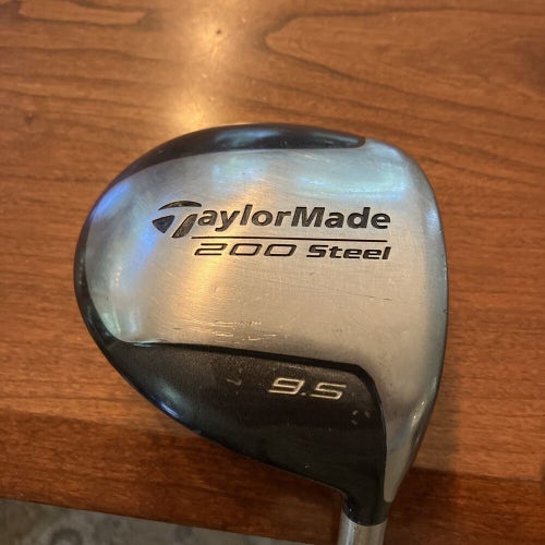TaylorMade 200 Steel Driver 9.5 Degree Lite S-90 Graphite Shaft