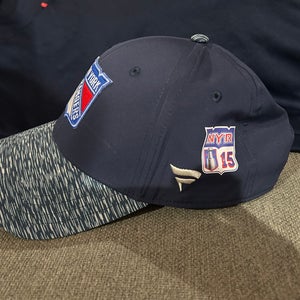 Jake Leschyshyn 15 New York Rangers Fanatics Authentic Pro Locker Room HAT Player Team Issue