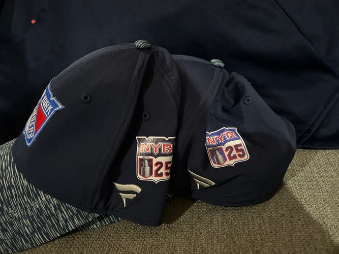 Libor Hájek 25 1 Hat New York Rangers Fanatics Authentic Pro Locker Room HAT Player Team Issue