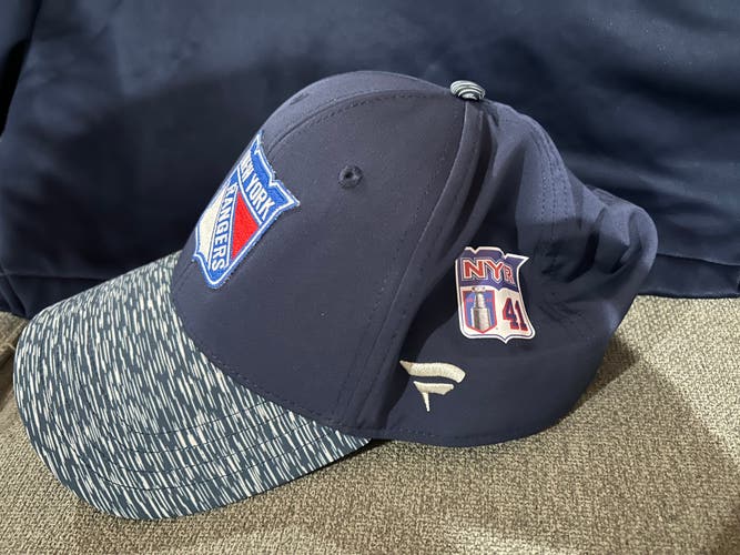 Jaroslav Halak 41 New York Rangers Fanatics Authentic Pro Locker Room HAT Player Team Issue