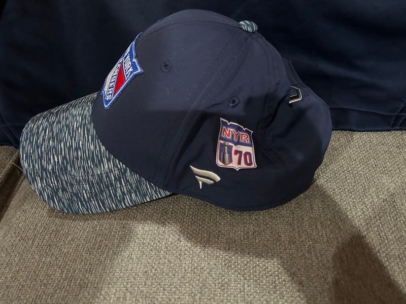 Louis Domingue 70 New York Rangers Fanatics Authentic Pro Locker Room HAT Player Team Issue