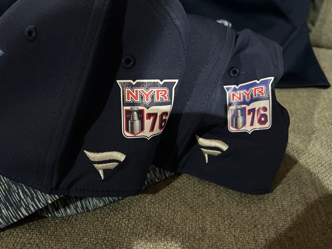 Jonny Brodzinski 76 New York Rangers Fanatics Authentic Pro Locker Room HAT Player Team Issue