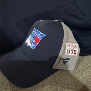 Ryan Reaves 75 New York Rangers Fanatics Authentic Pro Locker Room HAT Player Team Issue