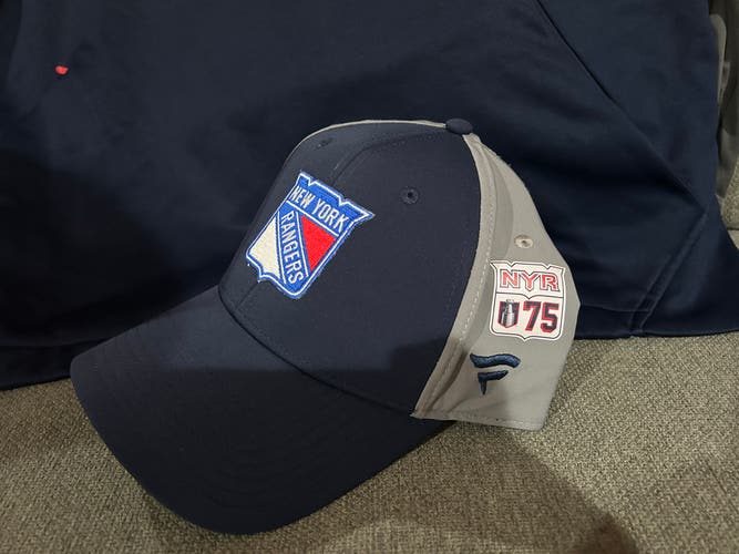 Ryan Reaves 75 New York Rangers Fanatics Authentic Pro Locker Room HAT Player Team Issue