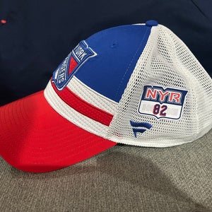Patrick Khodorenko 82 New York Rangers Fanatics Authentic Pro Locker Room HAT Player Team Issue