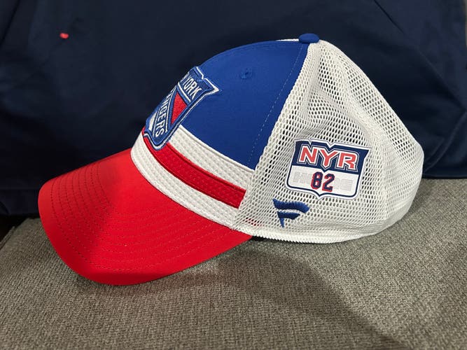 Patrick Khodorenko 82 New York Rangers Fanatics Authentic Pro Locker Room HAT Player Team Issue