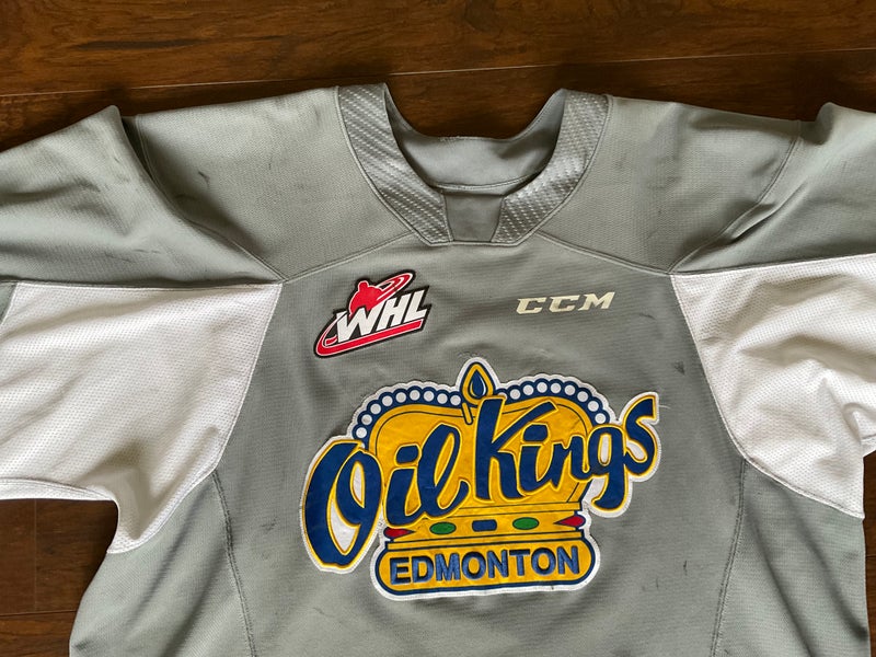 CCM WHL Pro Stock Edmonton Oil Kings Practice Jersey - 58G