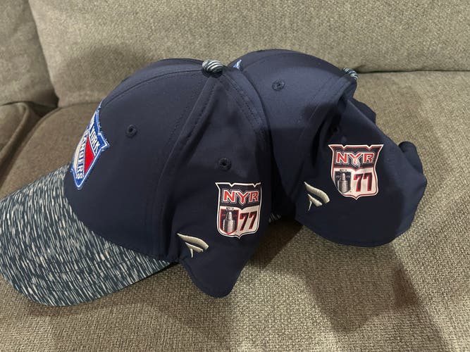 Niko Mikkola 77 New York Rangers Fanatics Authentic Pro Locker Room HAT Player Team Issue