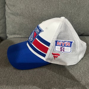 Tarmo Reunanen 51 New York Rangers Fanatics Authentic Pro Locker Room HAT Player Team Issue
