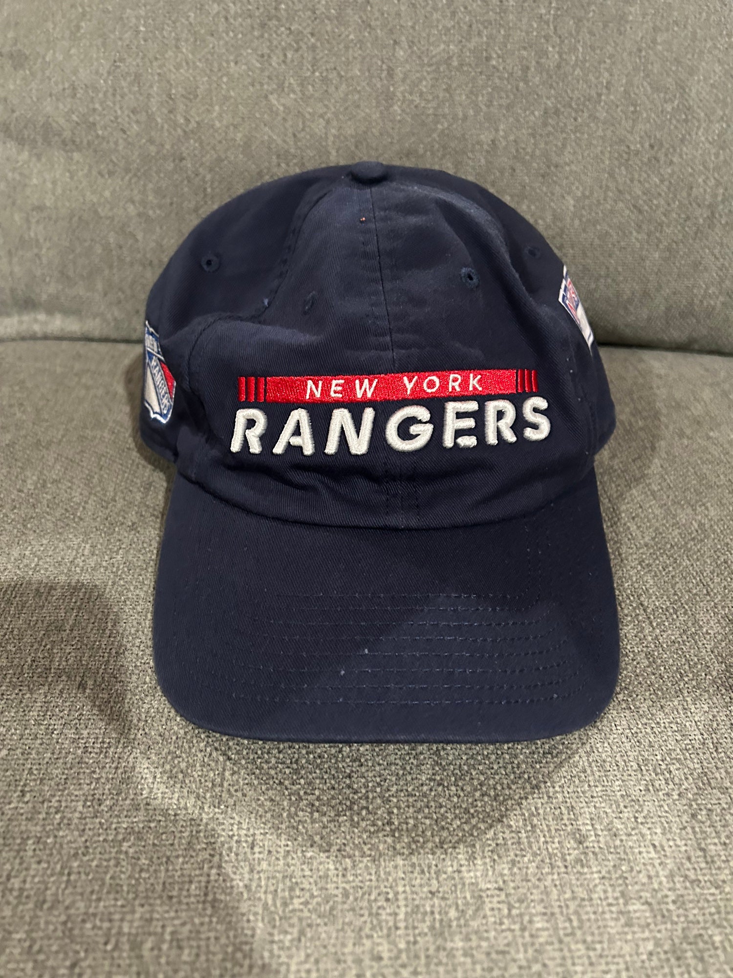 New York Rangers Fanatics Authentic Pro Hat Locker Room Road