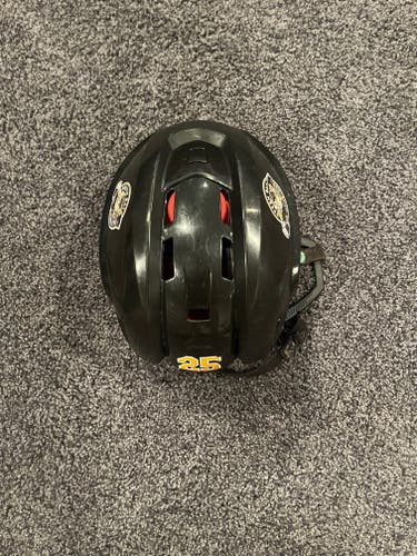 USHL Green Bay Gamblers Used Medium CCM Resistance Helmet Pro Stock