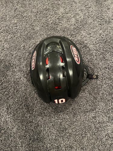 USHL Chicago Steel Used Medium CCM Resistance Helmet Pro Stock