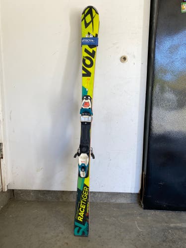 Used 2016 Volkl Skis With Bindings Racetiger SL Skis