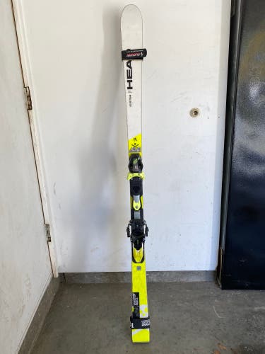 Used Head Racing Skis With Bindings World Cup Rebels i.GS RD Skis