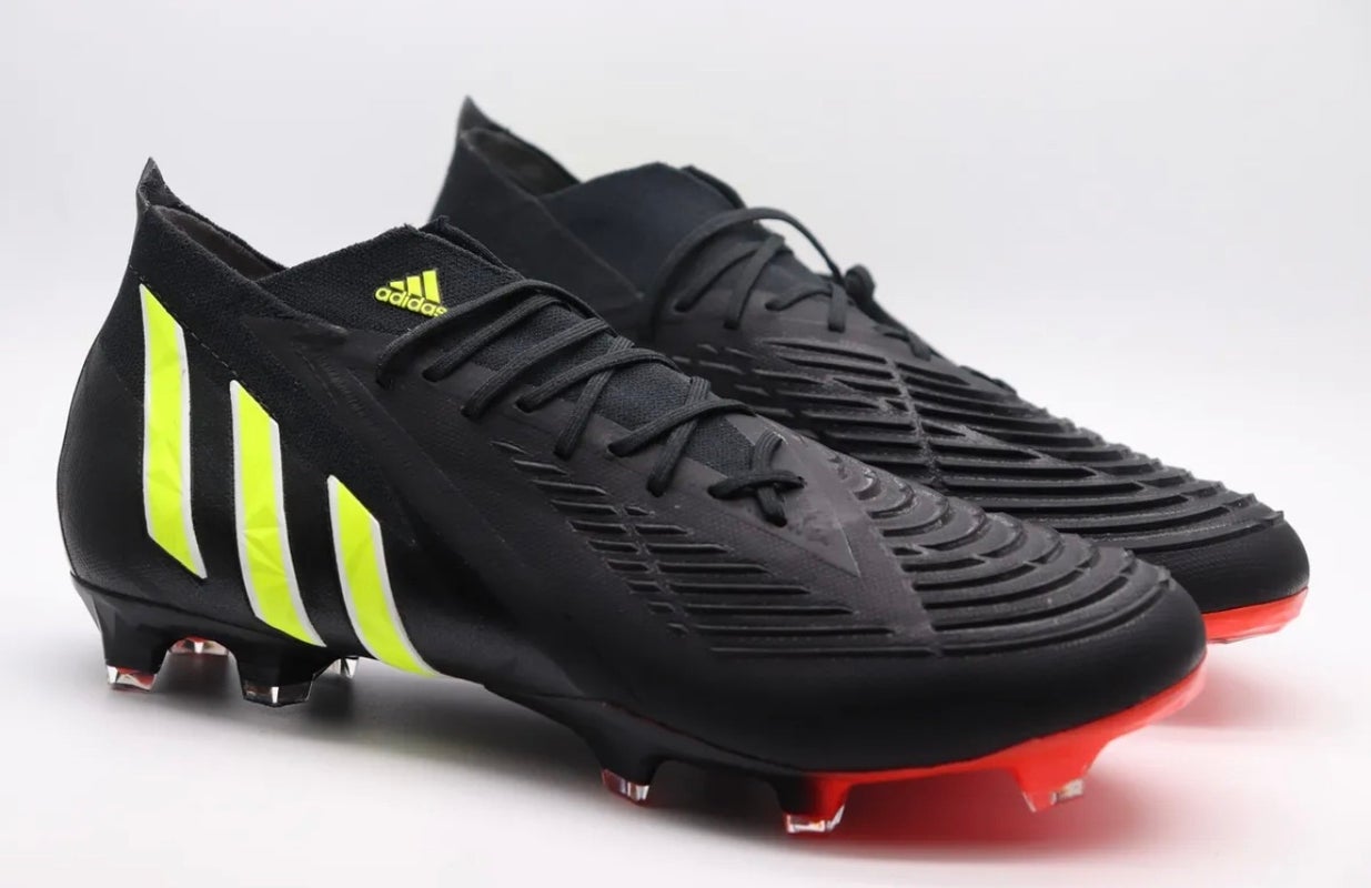 Size 7 Men’s Adidas Predator Edge.1 FG  Core Black Football Soccer Cleats