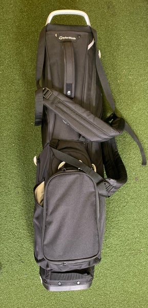 Taylormade FlexTech Lite Stand Bag Black 4-Way Divide Dual Strap Golf Bag