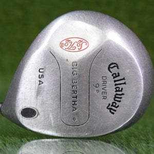 CALLAWAY GOLF BIG BERTHA S2H2 9 DRIVER W/ REGILAR FLEX SHAFT