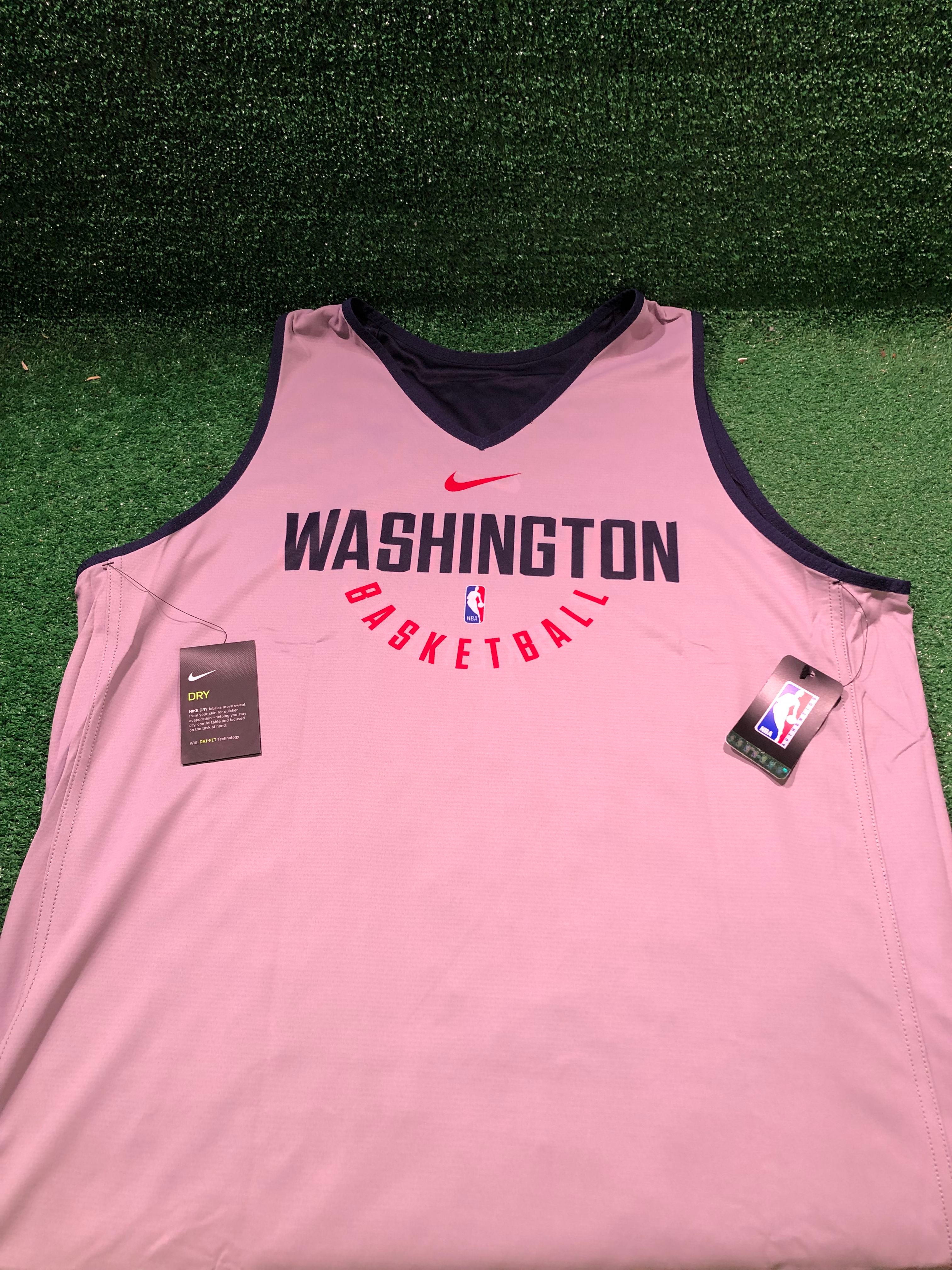 Washington Wizards Team Issued Nike Dri-Fit 2XL-T Reversible