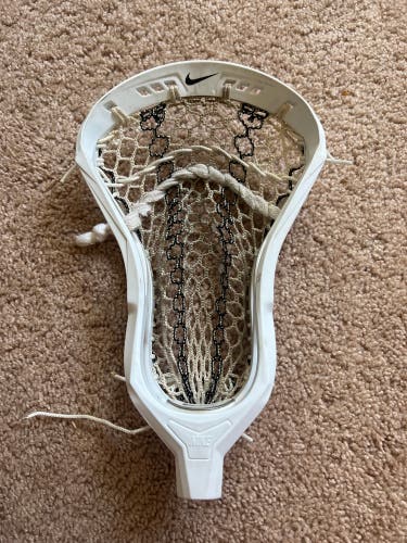 Used White Strung Nike Vapor Pro Head