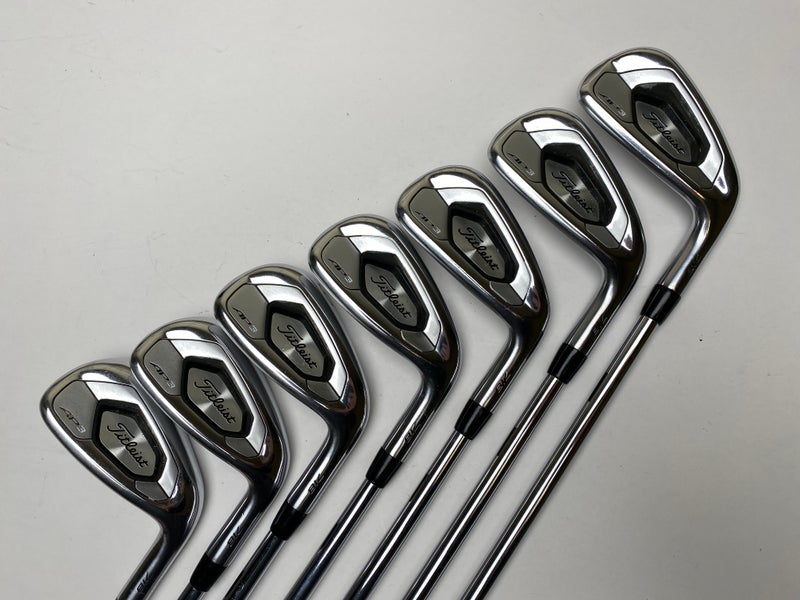 Titleist 718 AP3 Iron Set 5-PW+AW True Temper AMT Tour White S300 Stiff  Steel RH