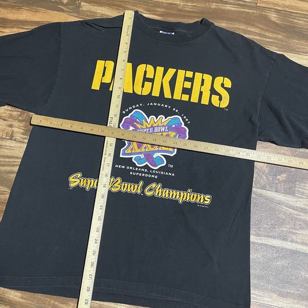 Vintage Green Bay Packers Super Bowl XXXI Champions Long Sleeve Shirt Sz  Large