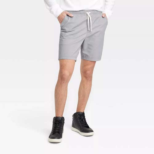 NWT Goodfellow and Co. 8" Pull On Shorts Grey Size XL