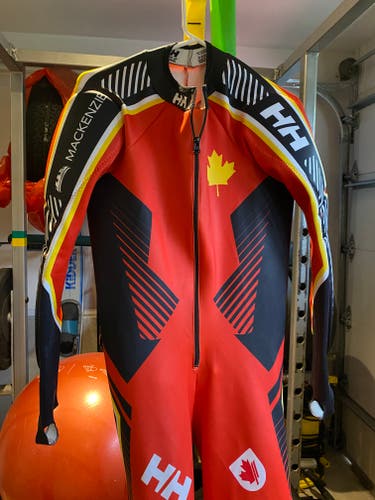 Men's Used Helly Hansen SL Ski Suit FIS Legal