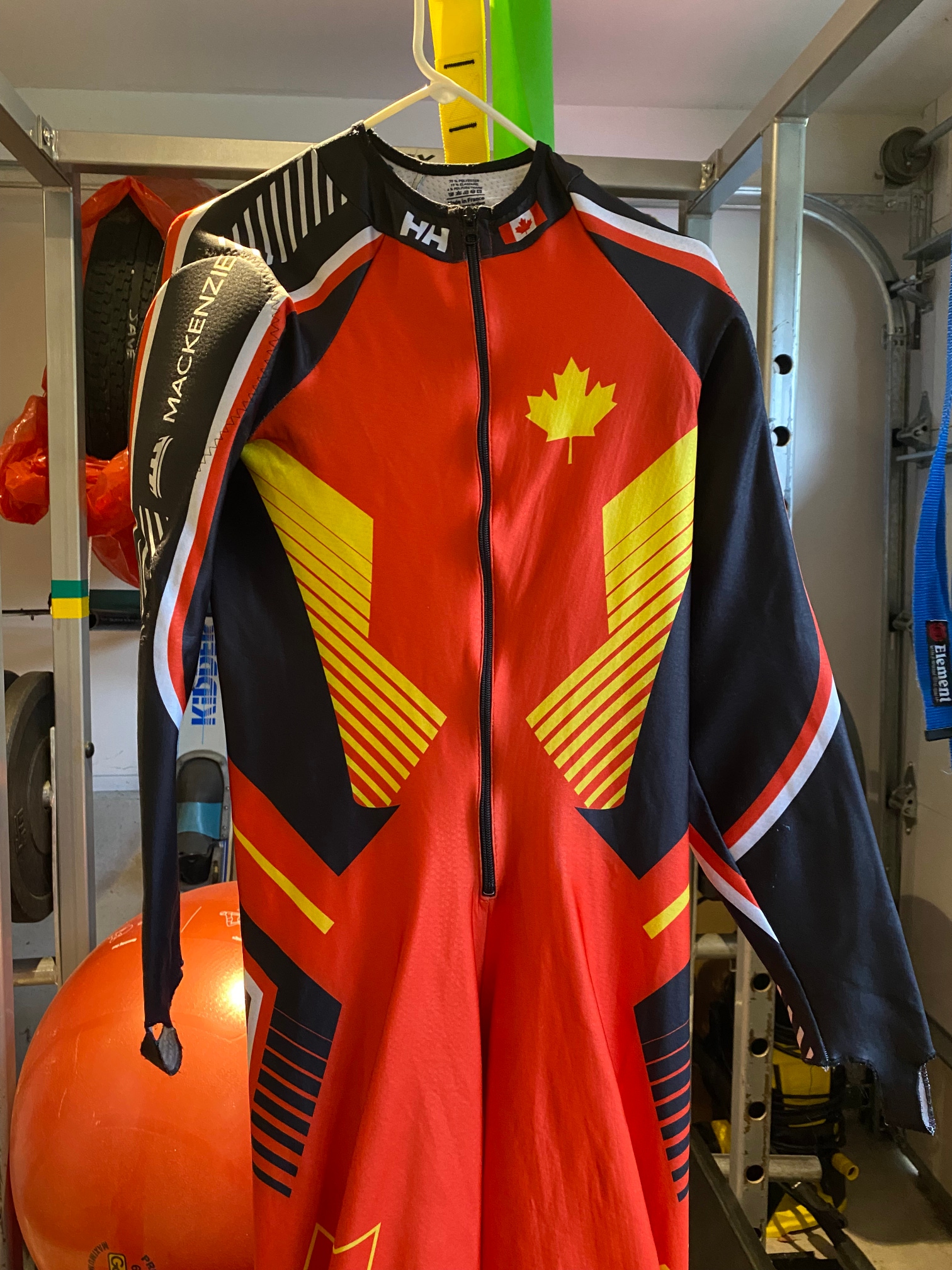 Men's Used Large/XL Helly Hansen GS Ski Suit FIS Legal
