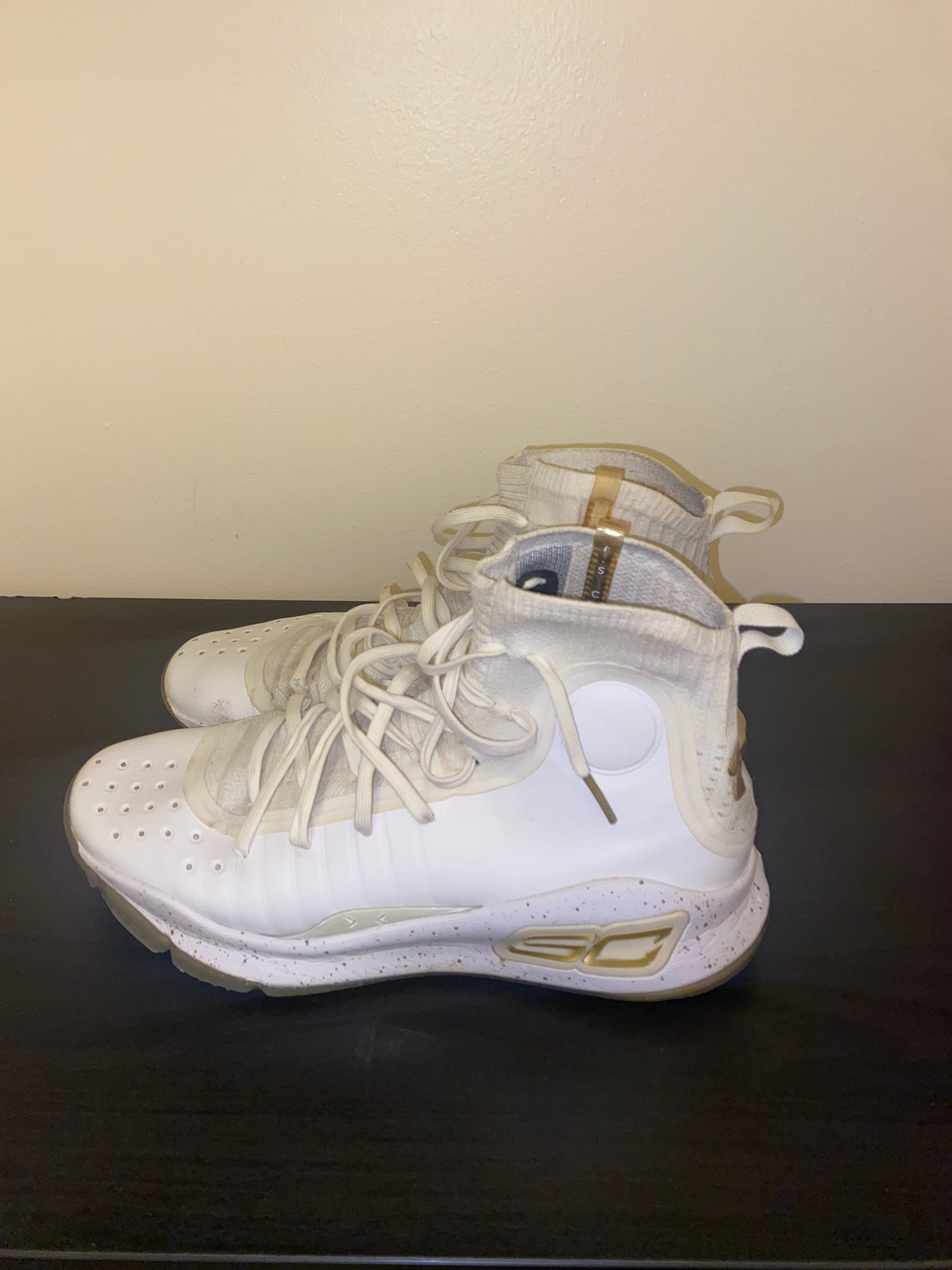 under armour curry 4 white gold