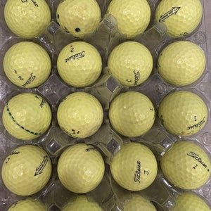 48 Titleist Tour Speed Yellow Used Golf balls AAA