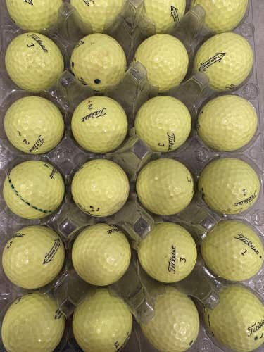 48 Titleist Tour Speed Yellow Used Golf balls AAA