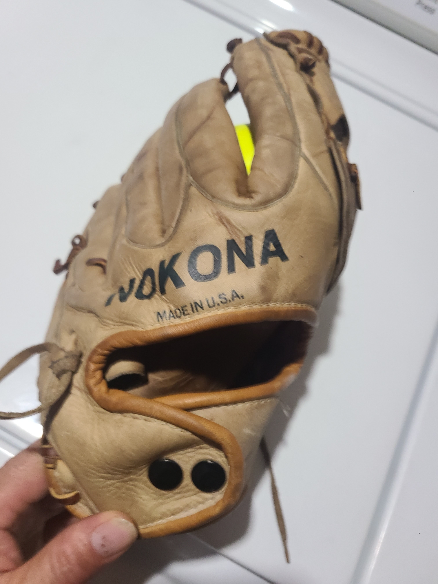 Used Right Hand Throw Nokona Rally Stopper  Softball Glove 12.5"