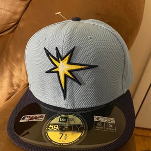 Tampa Rays New Era MLB BP Fitted Hat 7 5/8